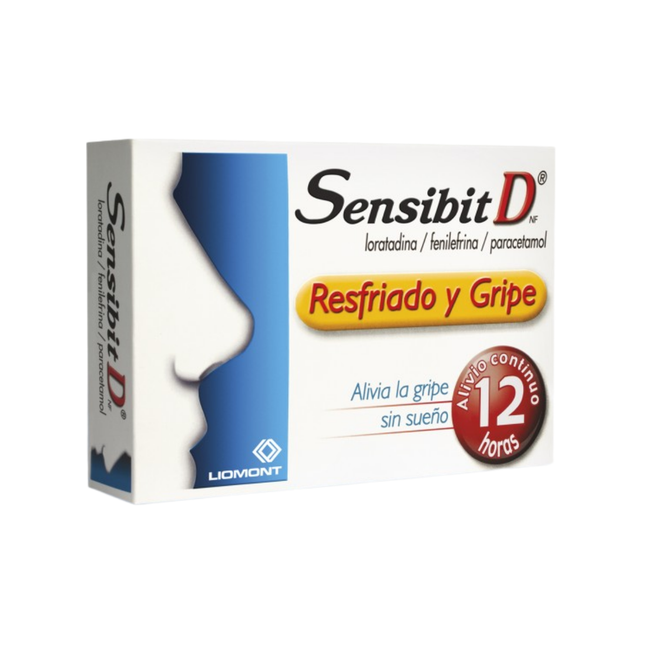 Sensibit D NF Antigripal Oral 12 Tabs | Liomont