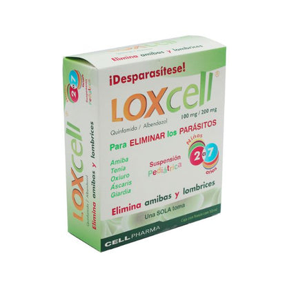 Loxcell 100/200mg Suspensión Pediátrica 10 ml