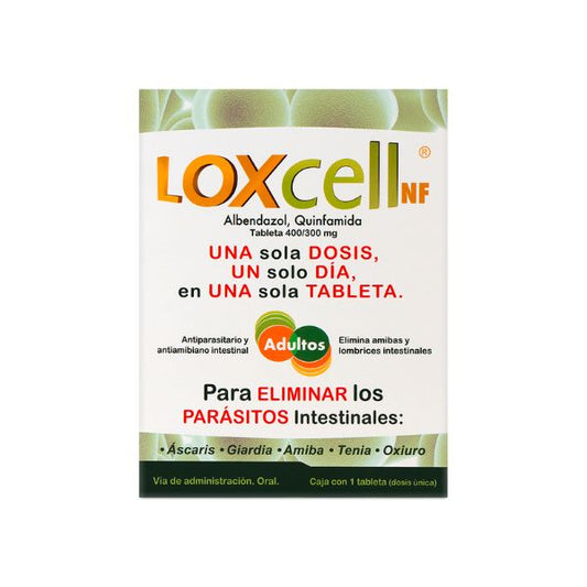 Loxcell Nf 400/300 mg Caja con 1 Tableta