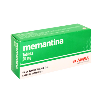 Memantina 20 mg Caja con 28 Tabletas