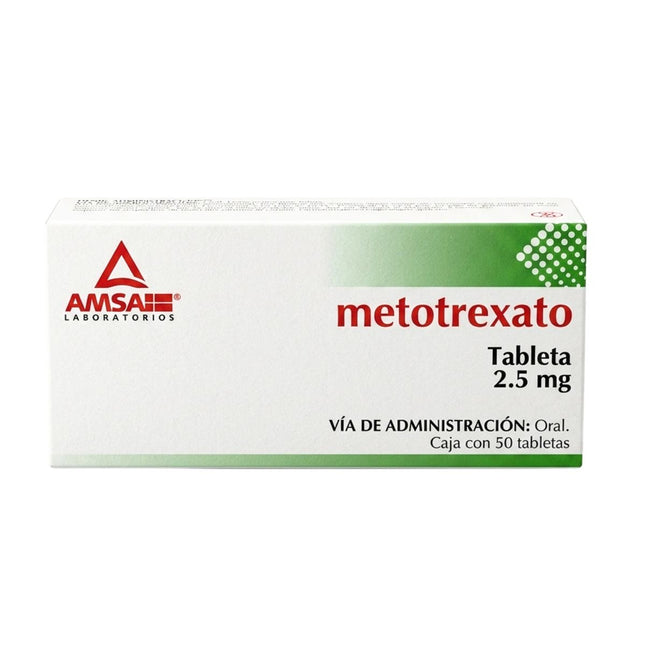 Metotrexato 2.5 Mg Caja Con 50 Tabletas