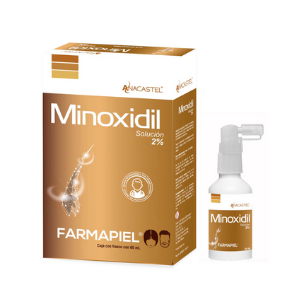 Minoxidil 2 % Frasco Solución Con 60 mL Anacastel