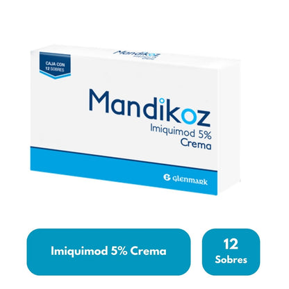 Mandikoz Imiquimod 5% Crema Caja con 12 Sobres Glenmark