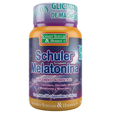 Shuler Melatonina 500 mg Frasco con 30 Cápsulas