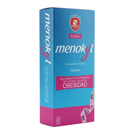 Menokyl (Auxiliar en el Manejo de Control de Peso) Caja con 60 Tabletas| Nartex