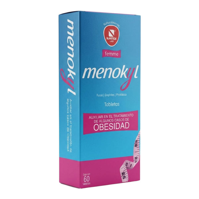 Menokyl (Auxiliar en el Manejo de Control de Peso) Caja con 60 Tabletas| Nartex