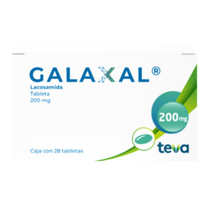 Galaxal Lacosamida 200 mg Caja con 28 Tabletas