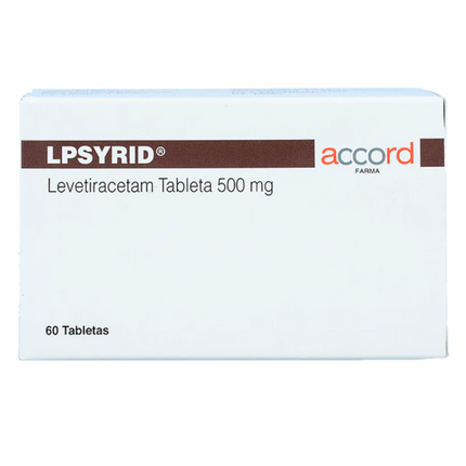 Lpsyid (Levetiracetam) 500 mg 60 Tabletas