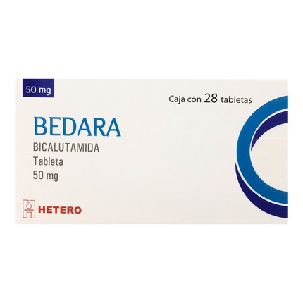 Bedara (Bicalutamida) 50 mg Caja con 28 Tabletas