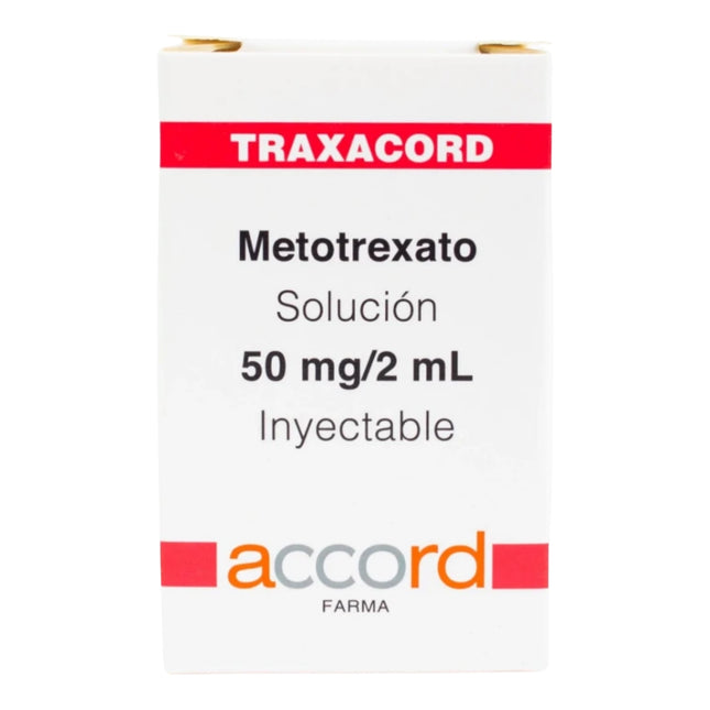 Traxacord (Metotrexato) 50mg / 2 mL Frasco con Solución  Inyectable