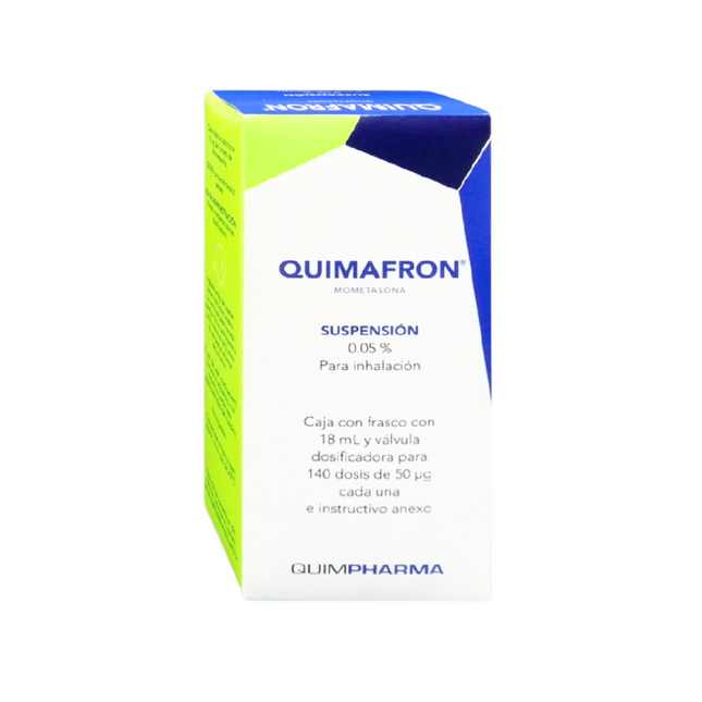 Quimafron Mometasona Suspension 0.05% Frasco con 18 mL 140 Dosis