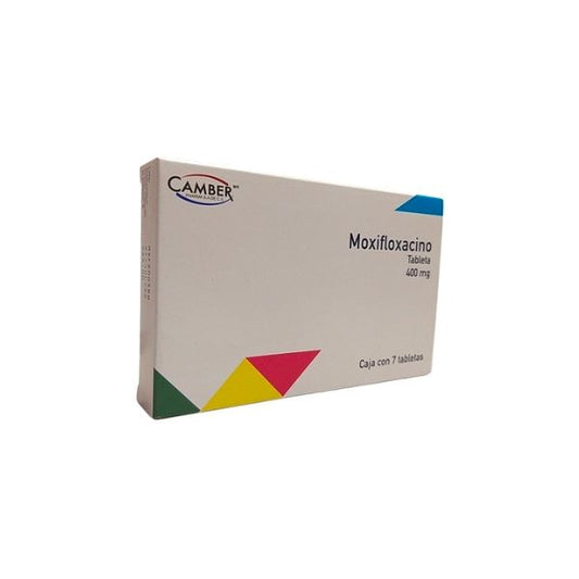 Moxifloxacino 400 mg Caja con 7 tabletas