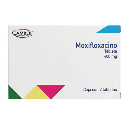 Moxifloxacino 400 mg Caja con 7 tabletas