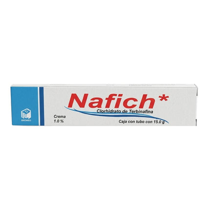 Nafitch (Terbinafina) Crema 1 % Caja con Tubo de 15 g