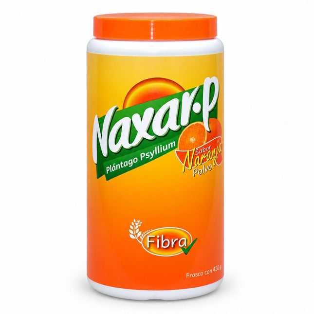 Naxar-P (Plantago Psyllium) Frasco con 400 g Sabor Naranja | Novonafar