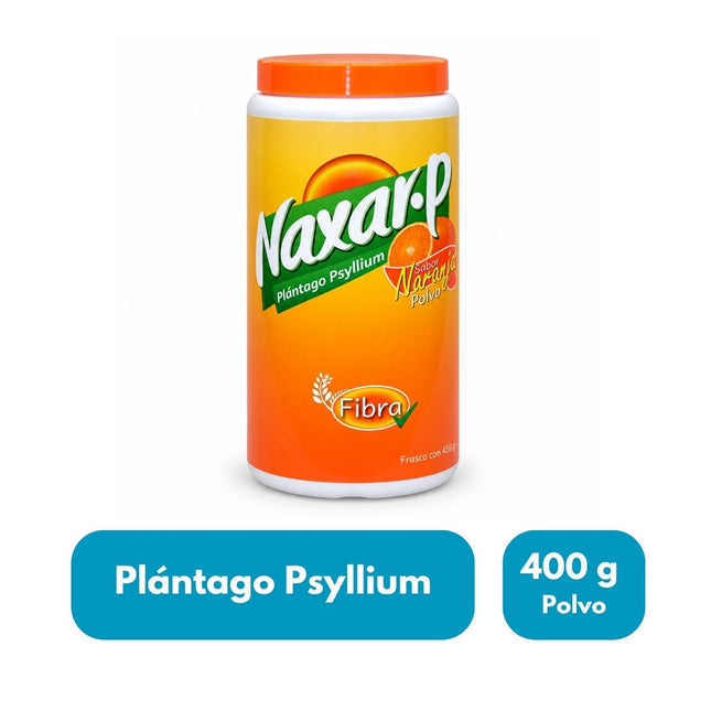 Naxar-P (Plantago Psyllium) Frasco con 400 g Sabor Naranja | Novonafar