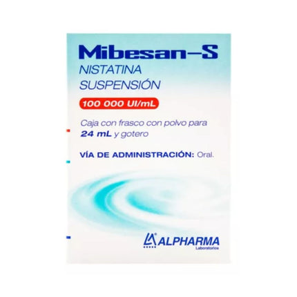 Mibesan S Nistatina 100000 UI Suspensión 24 mL