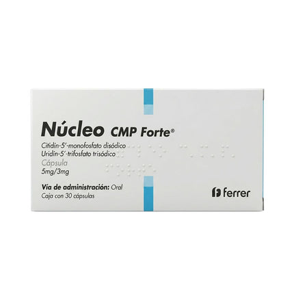 Núcleo CMP Forte 5 mg / 3 mg Caja con 30 Cápsulas