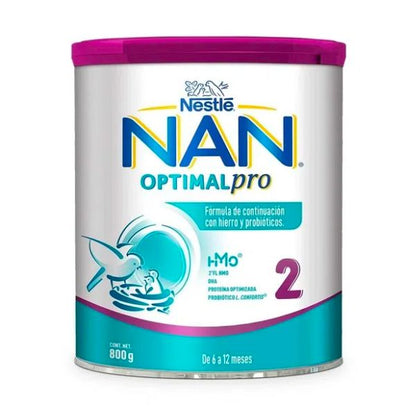 NAN Optimal Pro Lata con 350 g Etapa 2 de 6 A 12 Meses