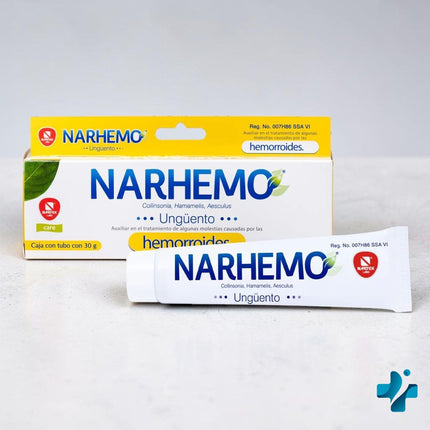 Narhemo Ungûento (Auxiliar en el Tratamiento de Hemorroides) Tubo con 30g| Nartex