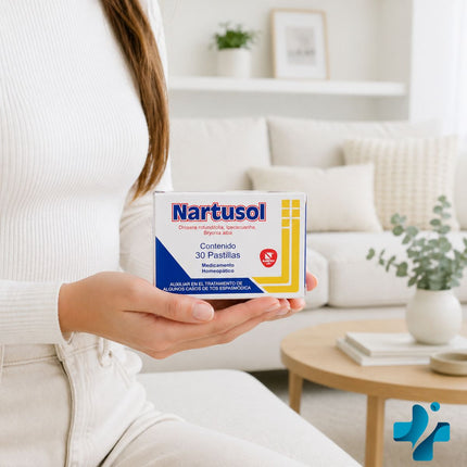 Nartusol (Tratamiento para tos espasmódica) Caja con 30 Pastillas| Nartex