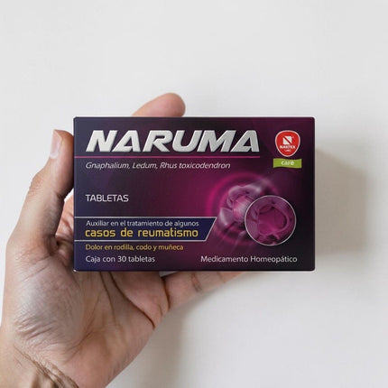 Naruma (Auxiliar en el manejo de molestias reumáticas) Caja con 30 Tabletas| Nartex