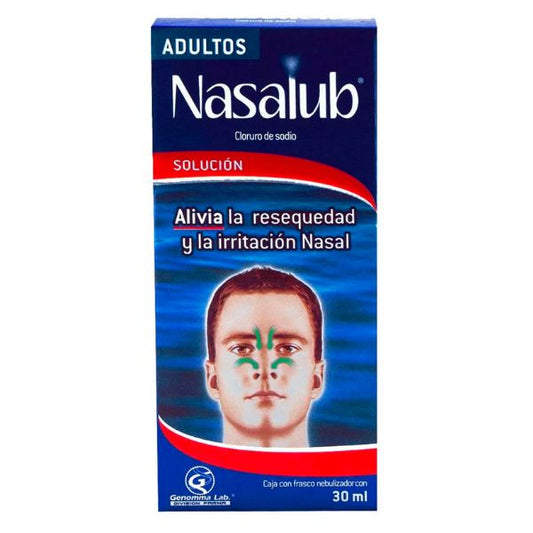 Nasalub Adulto Solucion 0.65 g Frasco con Gotero con 30 ml