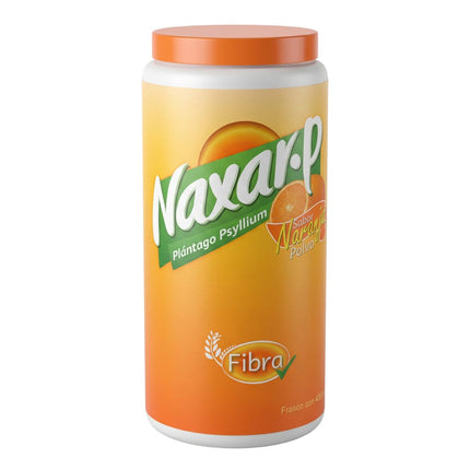 Naxar-p (Plantago Psyllium) Frasco con 400 gramos Sabor Naranja