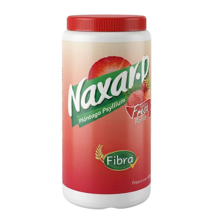 Naxar-p (Plantago Psyllium) Frasco con 400 gramos Sabor Fresa