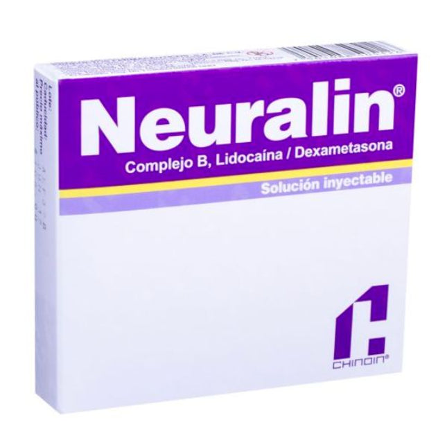 Neuralin 200mg/100 mg/5 ml Caja con 2 Ampolletas Inyectables Inyectables