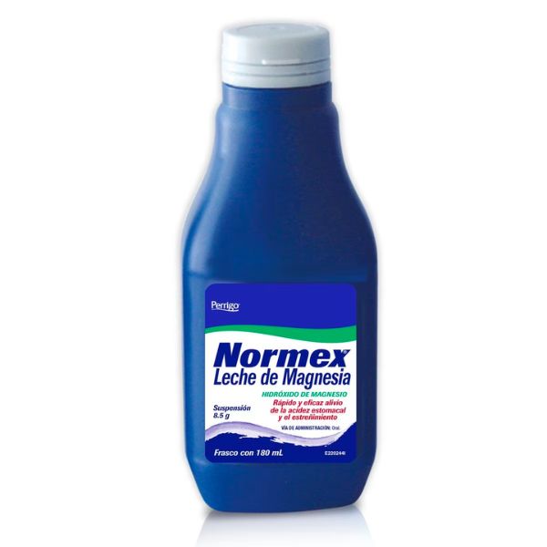 Normex 180 ml (Hidroxido de Magnesio) Suspensión