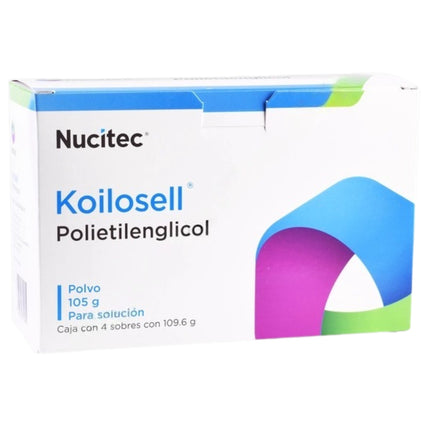 Koilosell (Polietinelglicol) Polvo 105 g Caja con 4 Sobres