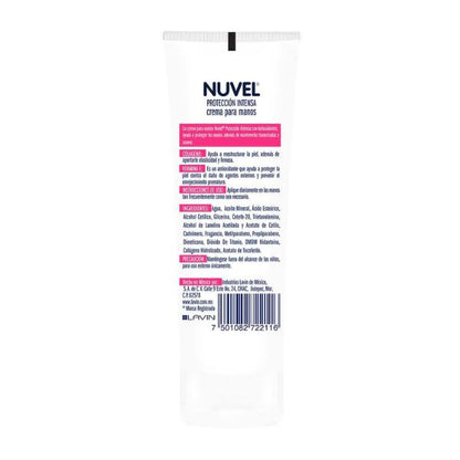 Crema Nuvel Para Manos Piel Extra Seca 100 ml