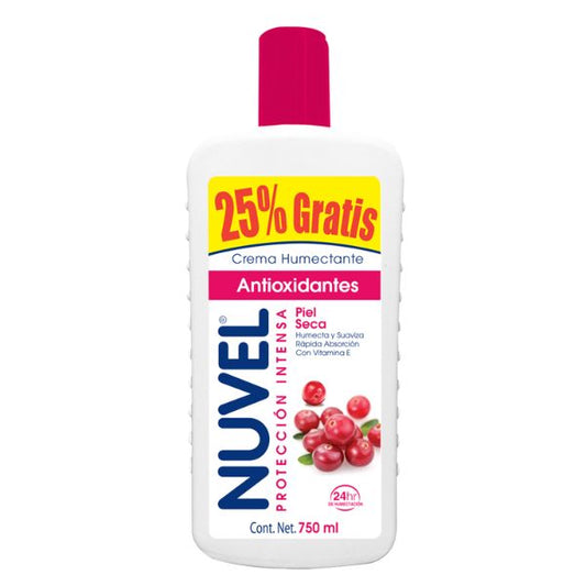 Crema Humectante Nuvel Antioxidantes 750ml