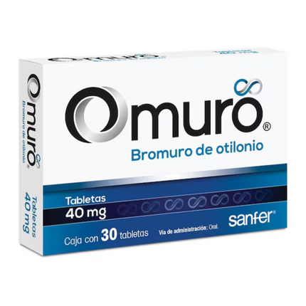 Omuro Bromuro De Otilonio 40 Mg Caja Con 30 Tabletas