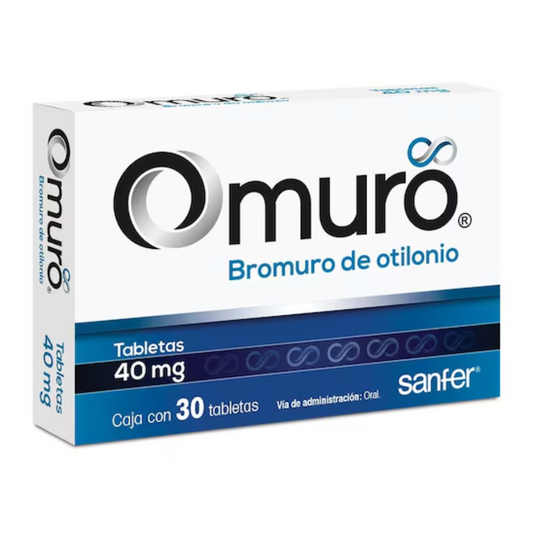 Omuro Bromuro De Otilonio 40 Mg Caja Con 30 Tabletas