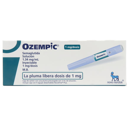 Ozempic (Semaglutida) 1.34 mg/ml Pluma con 3 mL