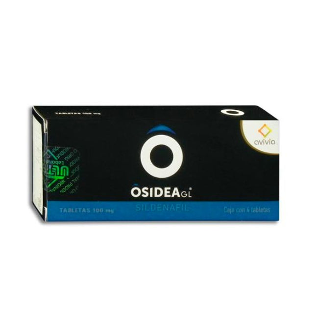 Osidea Gl (Sildenafil) 100 mg Caja con 4 Tabletas