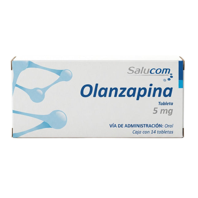 Olanzapina 5 mg Caja con 14 Tabletas