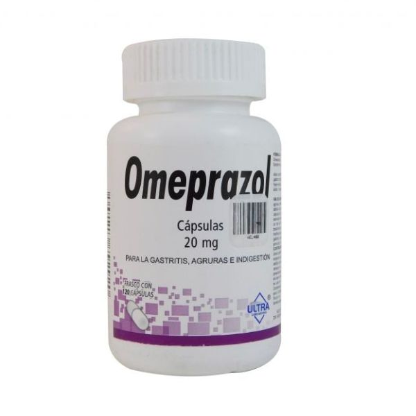 Omeprazol 20 mg 120 Capsulas