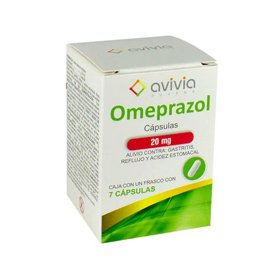 Omeprazol 20 mg Caja con 7 Cápsulas