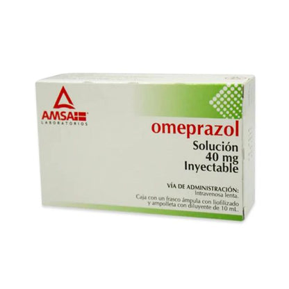 Omeprazol 40 mg Solución Inyectable