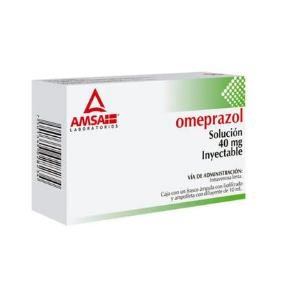 Omeprazol 40 mg Solución Inyectable