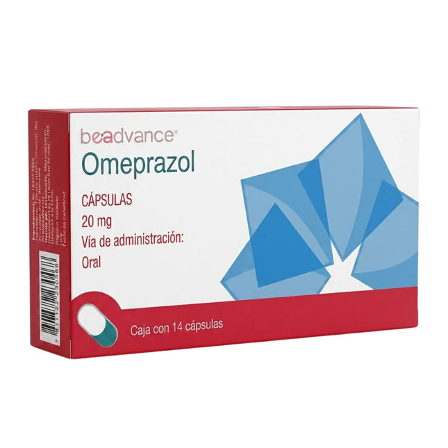 Omeprazol 20 mg Caja con 14 Cápsulas