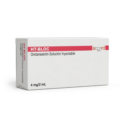 HT BLOC ( Ondansetrón ) 4 mg Solución Inyectable Caja con 1 Ampolleta