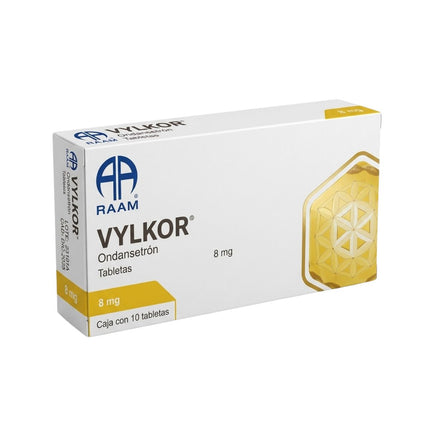 Vylkor (Ondansetron) 8 mg Caja con 10 Tabletas