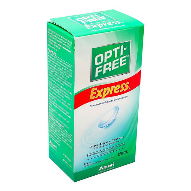 Opti-Free Express Solución Desinfectante para Lentes de Contacto 120 ml