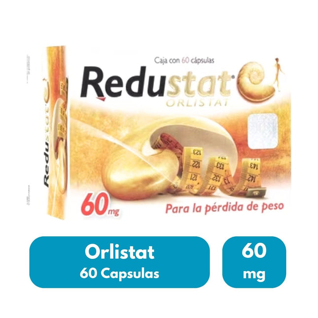Redustat (Orlistat) 60mg Caja con 60 Cápsulas  | Liomont