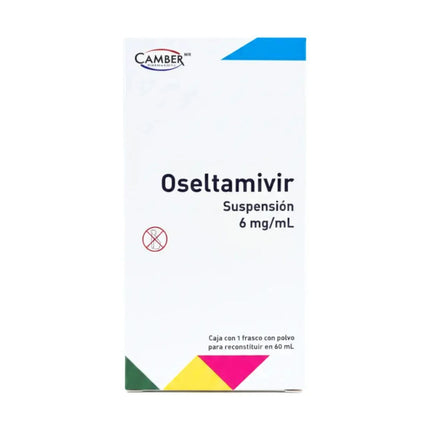 Oseltamivir Suspensión 6 mg/mL Pediátrico Frasco Con 60 mL