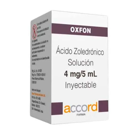 Oxfon (Ácido Zoledrónico) 4 mg / 5 ml Inyectable